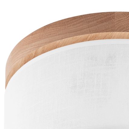 Brilagi - LED Stropní svítidlo BELLADONNA 1xE27/15W/230V pr. 30 cm bílá/dub