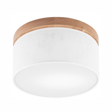 Brilagi - LED Stropní svítidlo BELLADONNA 1xE27/15W/230V pr. 30 cm bílá/dub