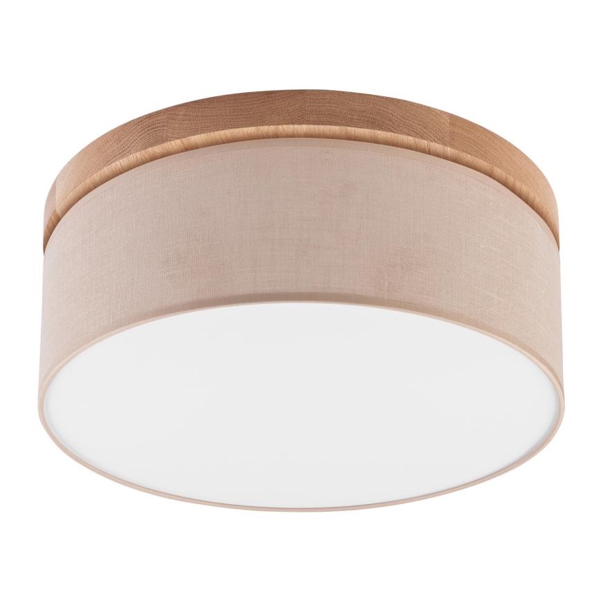 Brilagi - LED Stropní svítidlo BELLADONNA 2xE27/15W/230V pr. 40 cm béžová/dub
