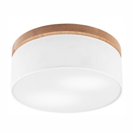 Brilagi - LED Stropní svítidlo BELLADONNA 2xE27/15W/230V pr. 40 cm bílá/dub