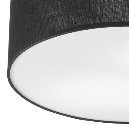 Brilagi - LED Stropní svítidlo BELLADONNA 2xE27/15W/230V pr. 40 cm černá/dub