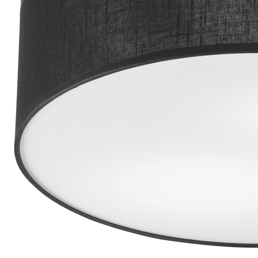 Brilagi - LED Stropní svítidlo BELLADONNA 2xE27/15W/230V pr. 40 cm černá/dub