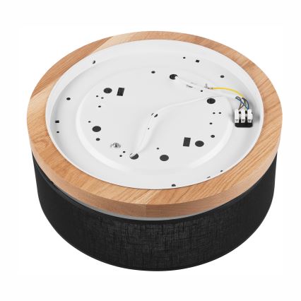 Brilagi - LED Stropní svítidlo BELLADONNA 2xE27/15W/230V pr. 40 cm černá/dub