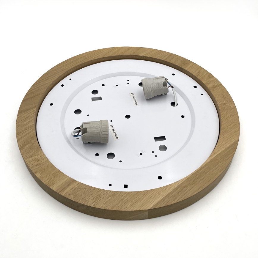Brilagi - LED Stropní svítidlo BELLADONNA 2xE27/15W/230V pr. 40 cm krémová/dub