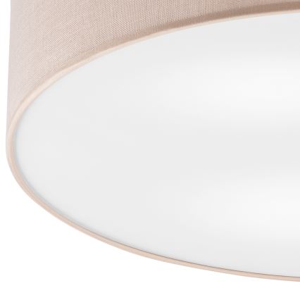 Brilagi - LED Stropní svítidlo BELLADONNA 3xE27/15W/230V pr. 50 cm béžová/dub