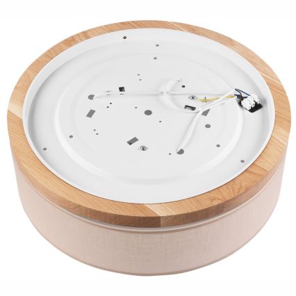 Brilagi - LED Stropní svítidlo BELLADONNA 3xE27/15W/230V pr. 50 cm béžová/dub