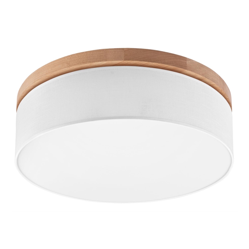 Brilagi - LED Stropní svítidlo BELLADONNA 3xE27/15W/230V pr. 50 cm bílá/dub