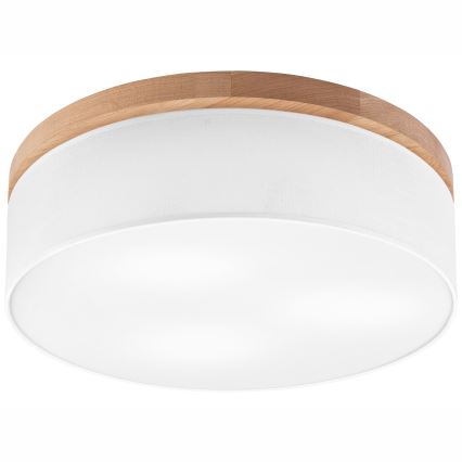 Brilagi - LED Stropní svítidlo BELLADONNA 3xE27/15W/230V pr. 50 cm bílá/dub