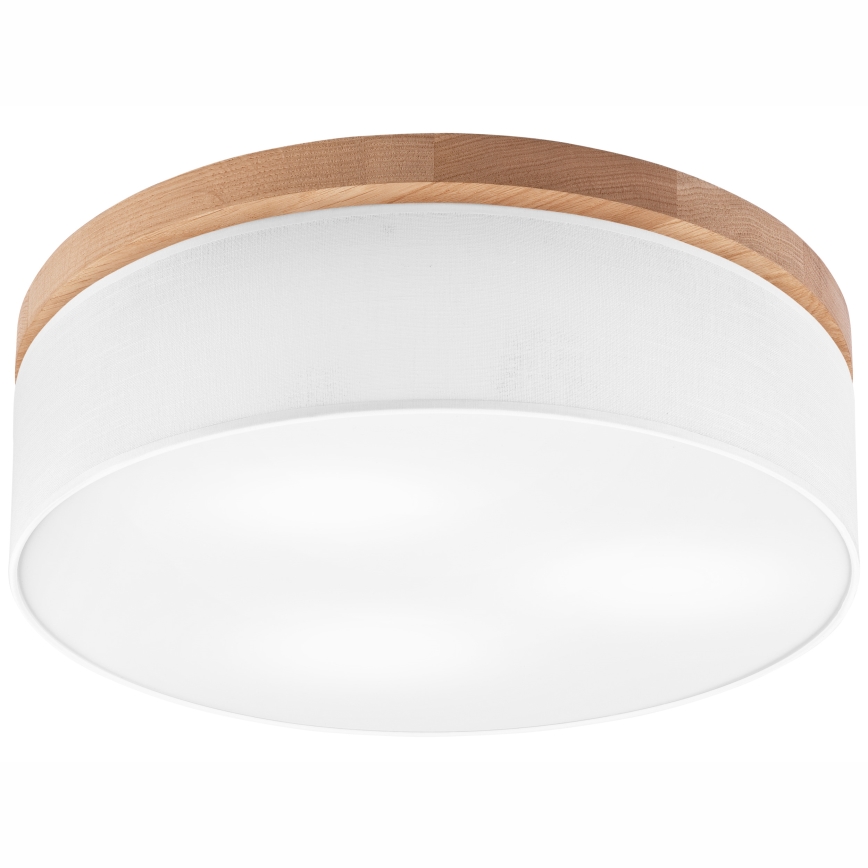Brilagi - LED Stropní svítidlo BELLADONNA 3xE27/15W/230V pr. 50 cm bílá/dub