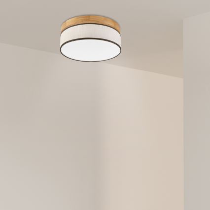 Brilagi - LED Stropní svítidlo BELLADONNA LED/20W/230V pr. 30 cm krémová/dub