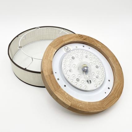 Brilagi - LED Stropní svítidlo BELLADONNA LED/20W/230V pr. 30 cm krémová/dub
