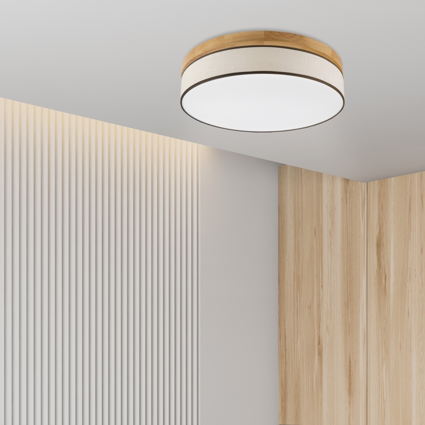 Brilagi - LED Stropní svítidlo BELLADONNA LED/36W/230V pr. 50 cm krémová/dub