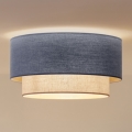 Brilagi - LED Stropní svítidlo BOHO ECO 1xE27/10W/230V pr. 40 cm modrá/krémová
