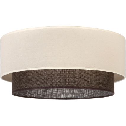 Brilagi - LED Stropní svítidlo BOHO STYLE 1xE27/15W/230V pr. 40 cm krémová/hnědá