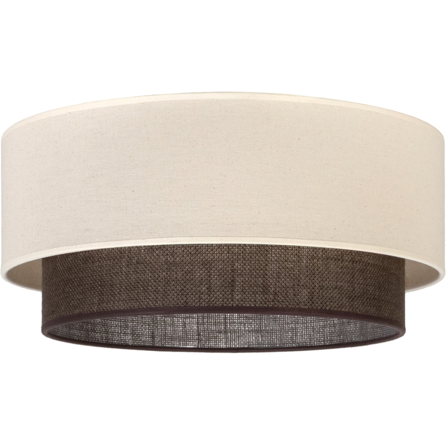 Brilagi - LED Stropní svítidlo BOHO STYLE 1xE27/15W/230V pr. 40 cm krémová/hnědá