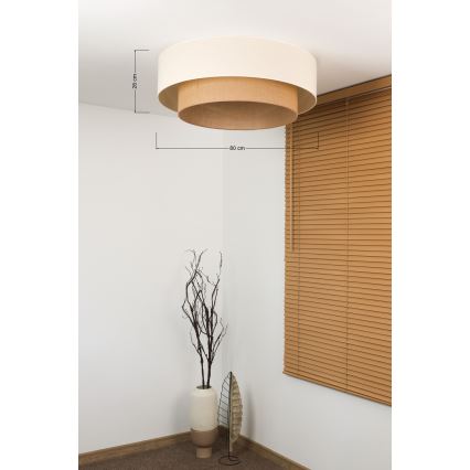 Brilagi - LED Stropní svítidlo BOHO STYLE 3xE27/15W/230V pr. 80 cm