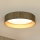 Brilagi - LED Stropní svítidlo BOSTON ROLLER LED/24W/230V pr. 45 cm sláma hnědá/zlatá