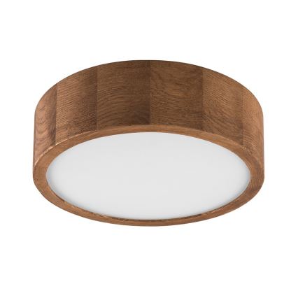 Brilagi - LED Stropní svítidlo CARVALHO 1xE27/15W/230V dub třešeň pr. 27 cm