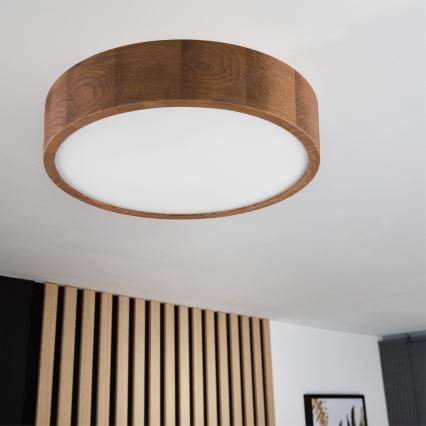 Brilagi - LED Stropní svítidlo CARVALHO 2xE27/15W/230V dub třešeň pr. 37 cm