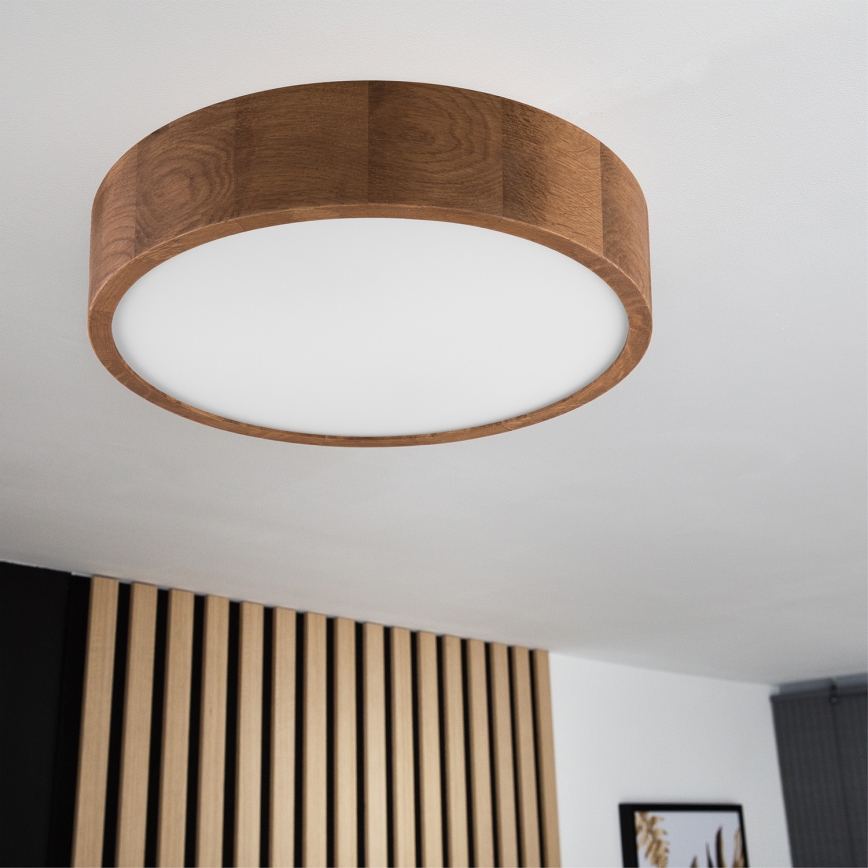 Brilagi - LED Stropní svítidlo CARVALHO 2xE27/15W/230V dub třešeň pr. 37 cm