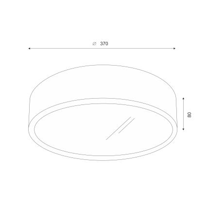 Brilagi - LED Stropní svítidlo CARVALHO 2xE27/15W/230V dub třešeň pr. 37 cm