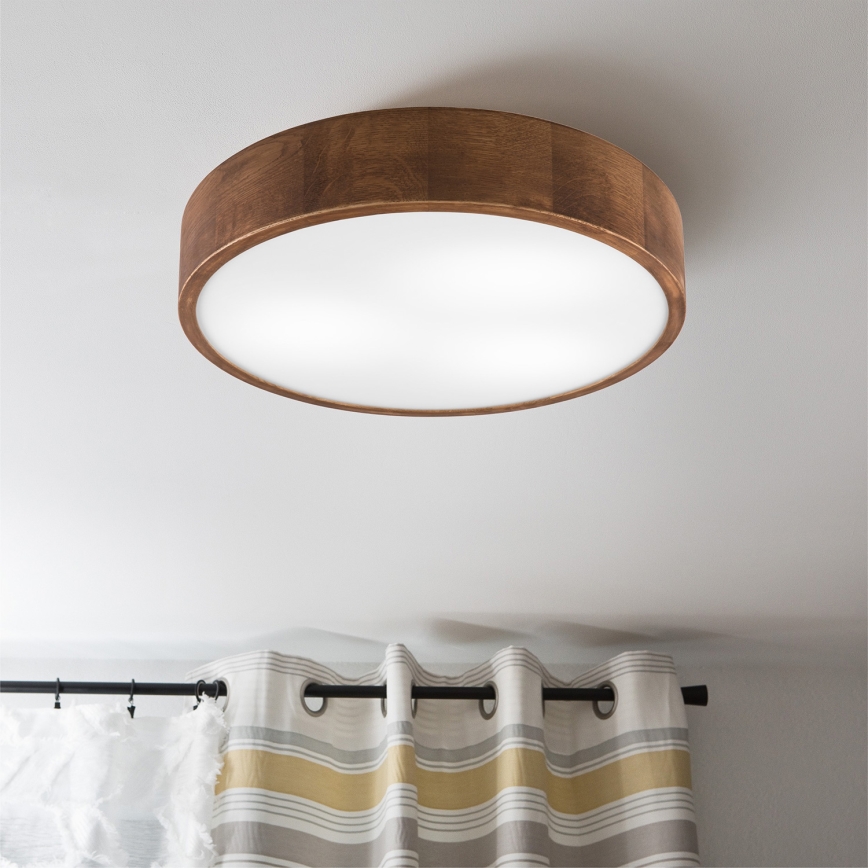 Brilagi - LED Stropní svítidlo CARVALHO 3xE27/15W/230V dub třešeň pr. 47 cm