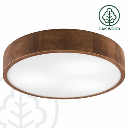 Brilagi - LED Stropní svítidlo CARVALHO 3xE27/15W/230V dub třešeň pr. 47 cm