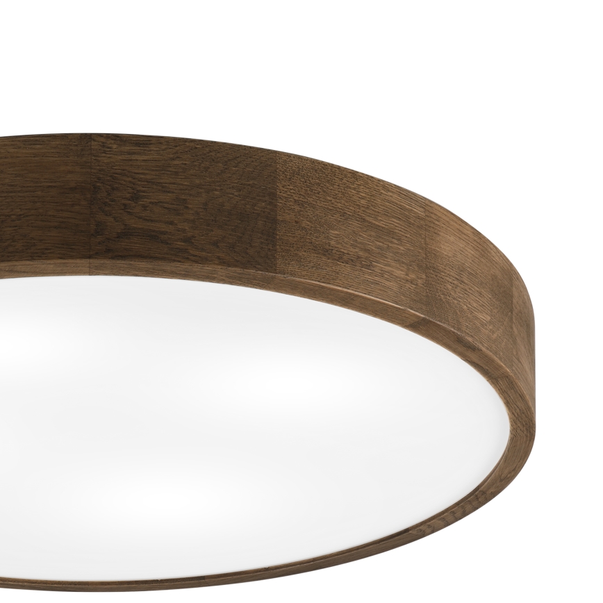 Brilagi - LED Stropní svítidlo CARVALHO 4xE27/60W/230V dub ořech pr. 57,5 cm