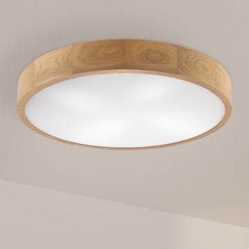 Brilagi - LED Stropní svítidlo CARVALHO 4xE27/60W/230V dub pr. 57,5 cm