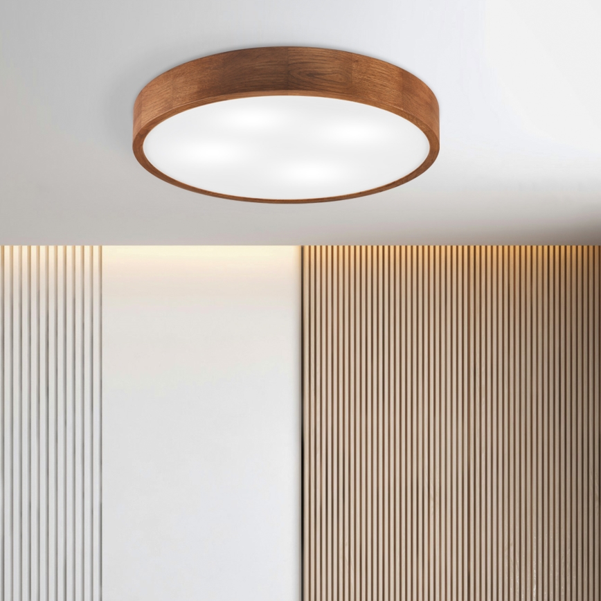 Brilagi - LED Stropní svítidlo CARVALHO 4xE27/60W/230V dub třešeň pr. 57,5 cm
