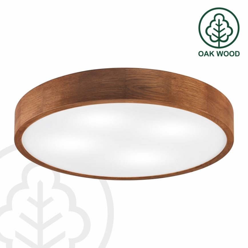 Brilagi - LED Stropní svítidlo CARVALHO 4xE27/60W/230V dub třešeň pr. 57,5 cm
