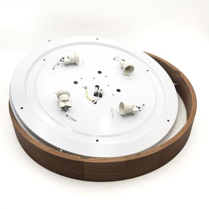 Brilagi - LED Stropní svítidlo CARVALHO 4xE27/60W/230V dub třešeň pr. 57,5 cm