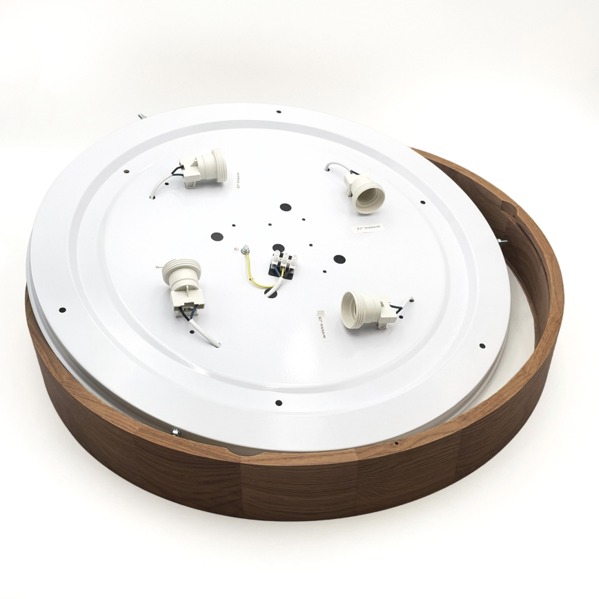 Brilagi - LED Stropní svítidlo CARVALHO 4xE27/60W/230V dub třešeň pr. 57,5 cm