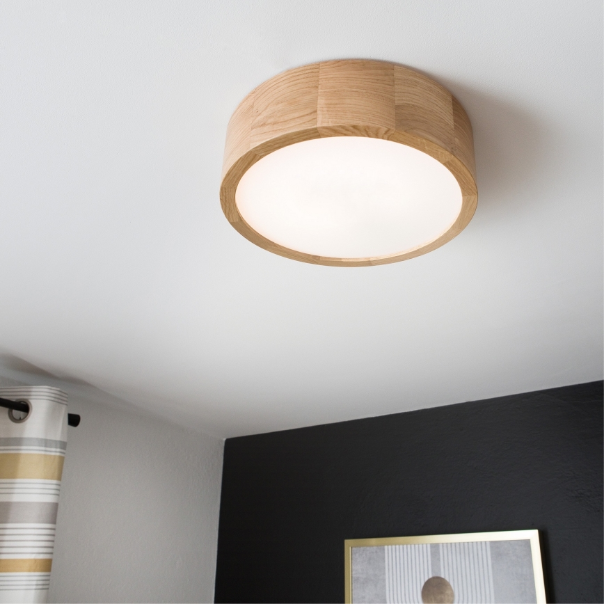 Brilagi - LED Stropní svítidlo CARVALHO LED/20W/230V dub pr. 27,5 cm