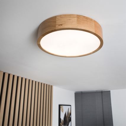 Brilagi - LED Stropní svítidlo CARVALHO LED/36W/230V dub pr. 37,5 cm
