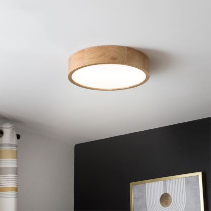 Brilagi - LED Stropní svítidlo CARVALHO LED/36W/230V dub pr. 37,5 cm