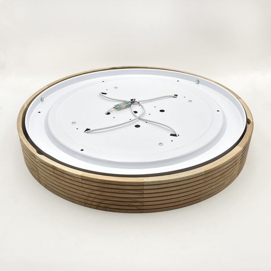 Brilagi - LED Stropní svítidlo CARVALHO MODERN 4xE27/60W/230V dub pr. 57,5 cm