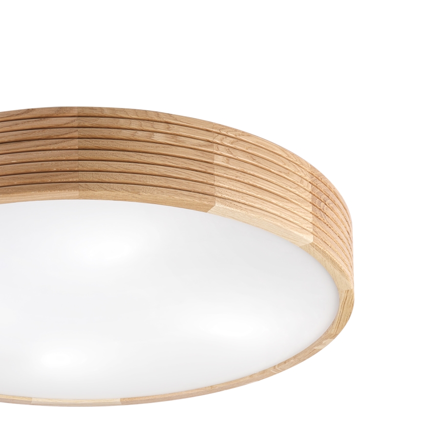 Brilagi - LED Stropní svítidlo CARVALHO MODERN 4xE27/60W/230V dub pr. 57,5 cm