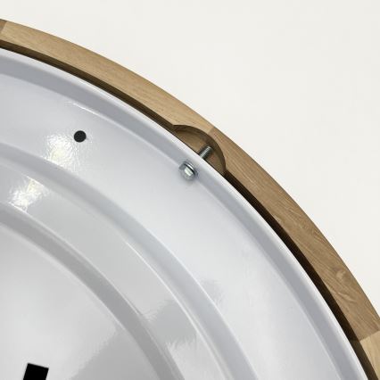 Brilagi - LED Stropní svítidlo CARVALHO MODERN 4xE27/60W/230V dub pr. 57,5 cm