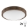 Brilagi - LED Stropní svítidlo CARVALHO SLIM 2xE27/60W/230V dub ořech pr. 37 cm