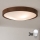 Brilagi - LED Stropní svítidlo CARVALHO SLIM 3xE27/15W/230V dub ořech pr. 47 cm