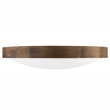 Brilagi - LED Stropní svítidlo CARVALHO SLIM 3xE27/15W/230V dub ořech pr. 47 cm
