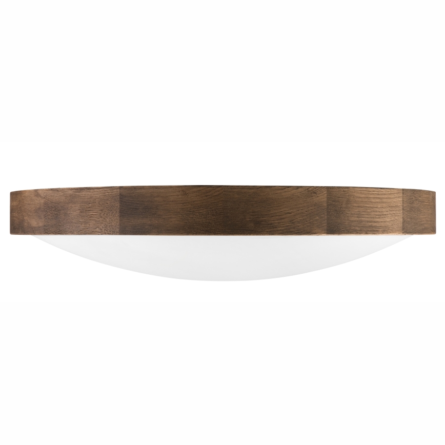 Brilagi - LED Stropní svítidlo CARVALHO SLIM 3xE27/15W/230V dub ořech pr. 47 cm