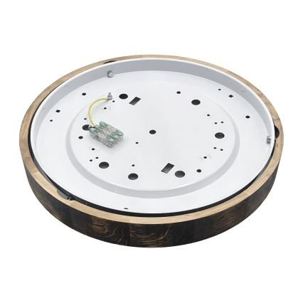 Brilagi - LED Stropní svítidlo CARVALHO SLIM SMOKEY LED/36W/230V dub pr. 47,5 cm