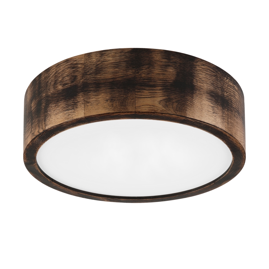 Brilagi - LED Stropní svítidlo CARVALHO SMOKEY LED/20W/230V dub pr. 27,5 cm