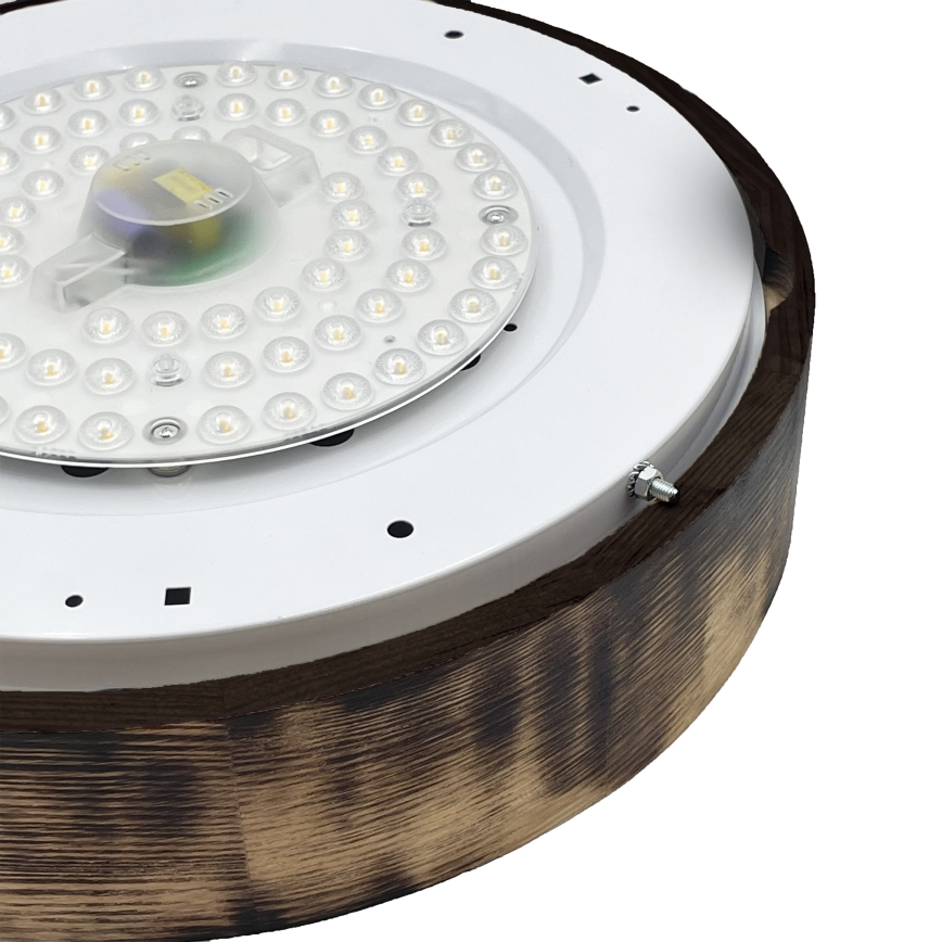 Brilagi - LED Stropní svítidlo CARVALHO SMOKEY LED/36W/230V dub pr. 37,5 cm