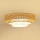 Brilagi - LED Stropní svítidlo CEDAR LUNETA LED/26W/230V ratan/hnědá/krémová