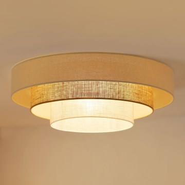 Brilagi - LED Stropní svítidlo DENVER LUNETA LED/12W/230V pr. 60 cm 3000K/4000K/6400K béžová/krémová