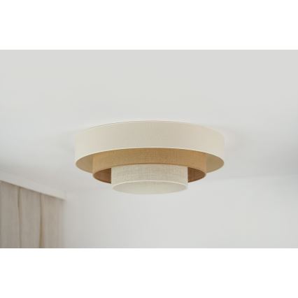 Brilagi - LED Stropní svítidlo DENVER LUNETA LED/12W/230V pr. 60 cm 3000K/4000K/6400K béžová/krémová