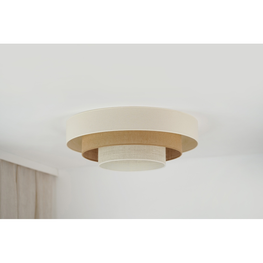 Brilagi - LED Stropní svítidlo DENVER LUNETA LED/12W/230V pr. 60 cm 3000K/4000K/6400K béžová/krémová
